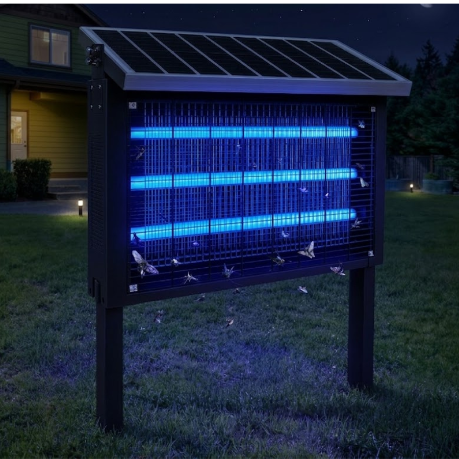 The Solar Bug Zapper For Bug-Free Outdoor Nights