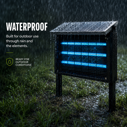 Solar Bug Zapper - For Bug Free Outdoor Nights