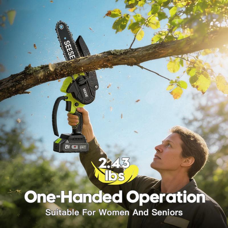 SEESE Brushless Mini ChainSaw