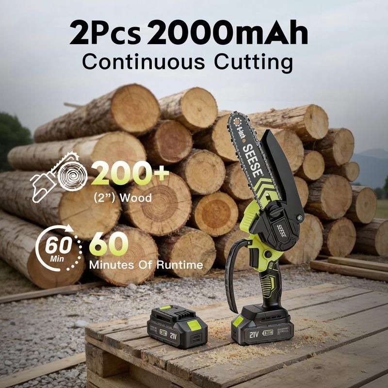 SEESE Brushless Mini ChainSaw