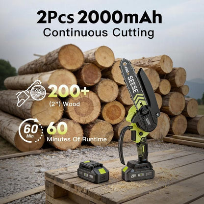 SEESE Brushless Mini ChainSaw
