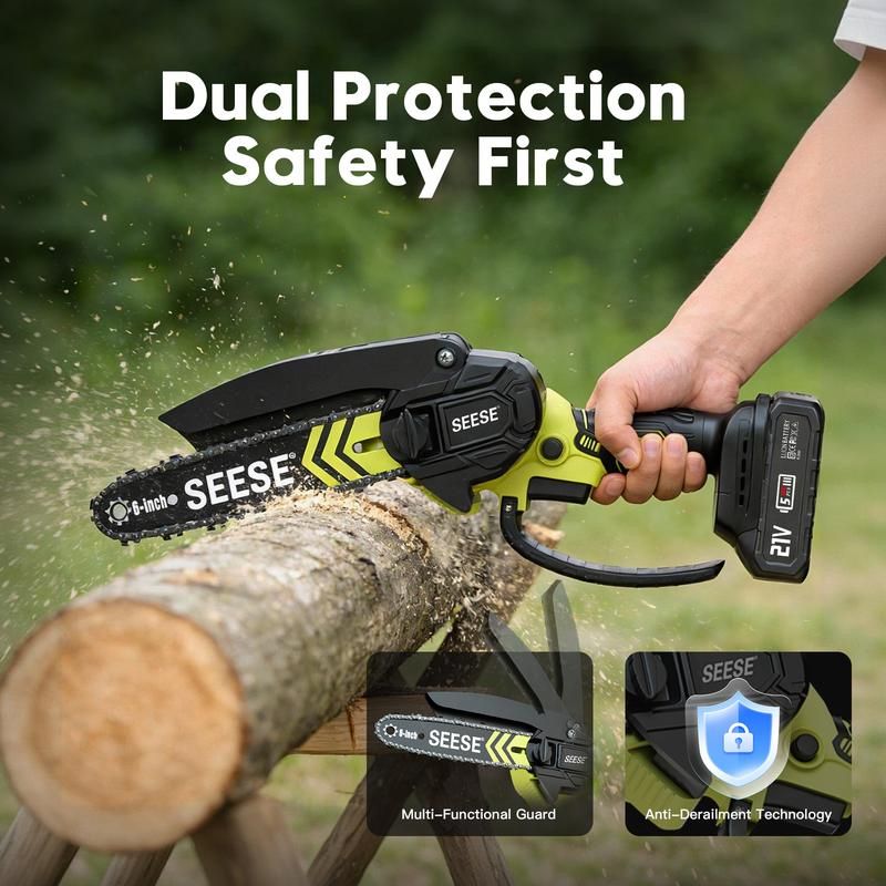 SEESE Brushless Mini ChainSaw