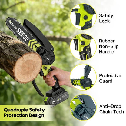 SEESE Brushless Mini ChainSaw