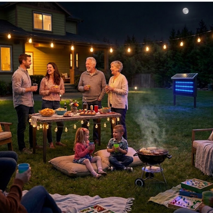 The Solar Bug Zapper For Bug-Free Outdoor Nights