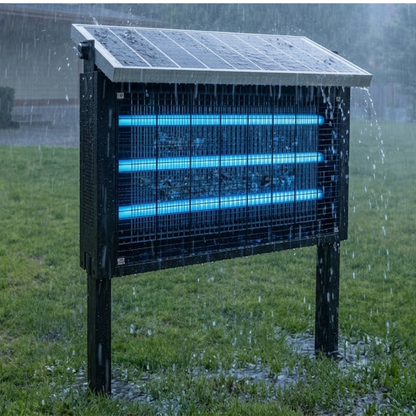 The Solar Bug Zapper For Bug-Free Outdoor Nights